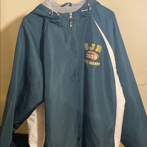 High school football rain jacket